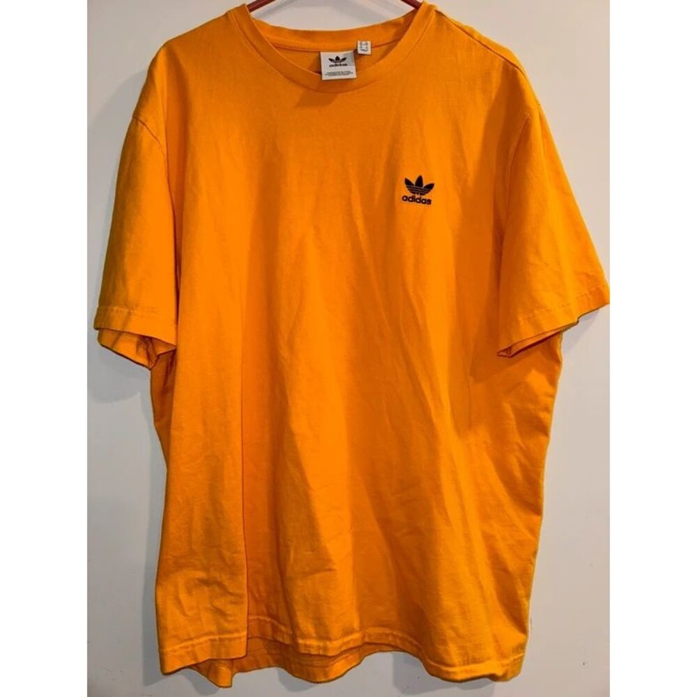 Men’s Yellow Adidas Graphic Short Sleeve-Size XL